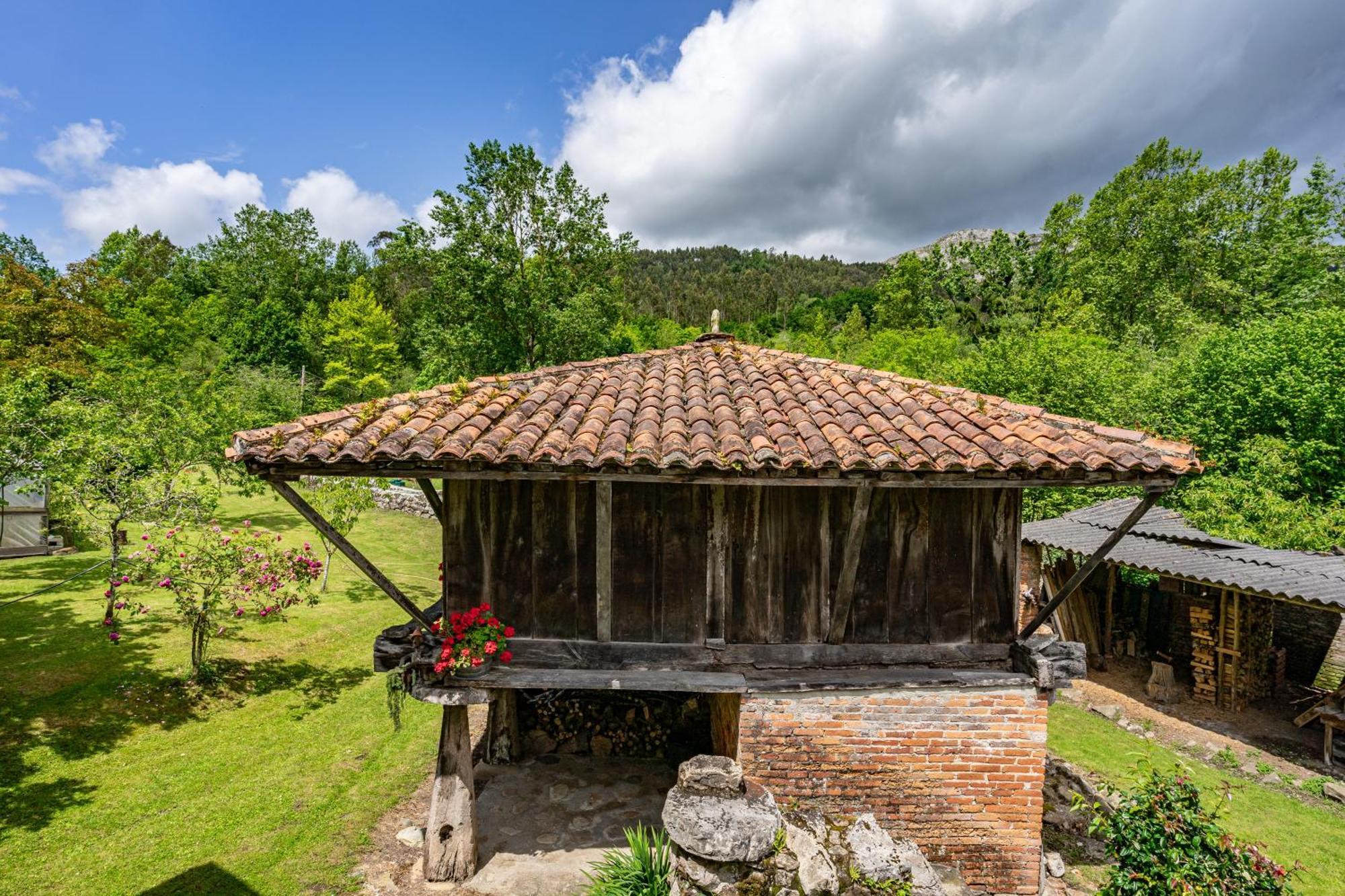 Casa De Aldea La Venta Los Probes 利亚内斯 外观 照片